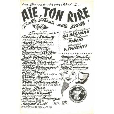 AÏE TON RIRE - BLUE HARLEM