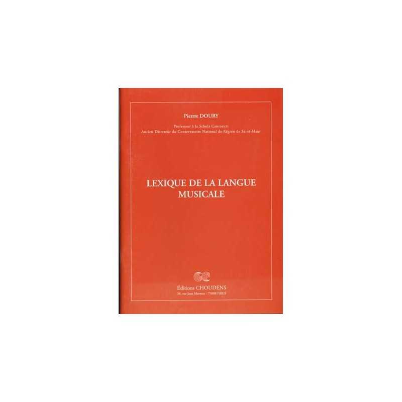 LEXIQUE DE LA LANGUE MUSICALE
