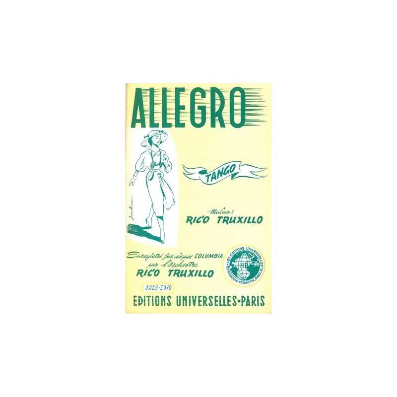 Sheet music ALLEGRO Rico TRUXILLO