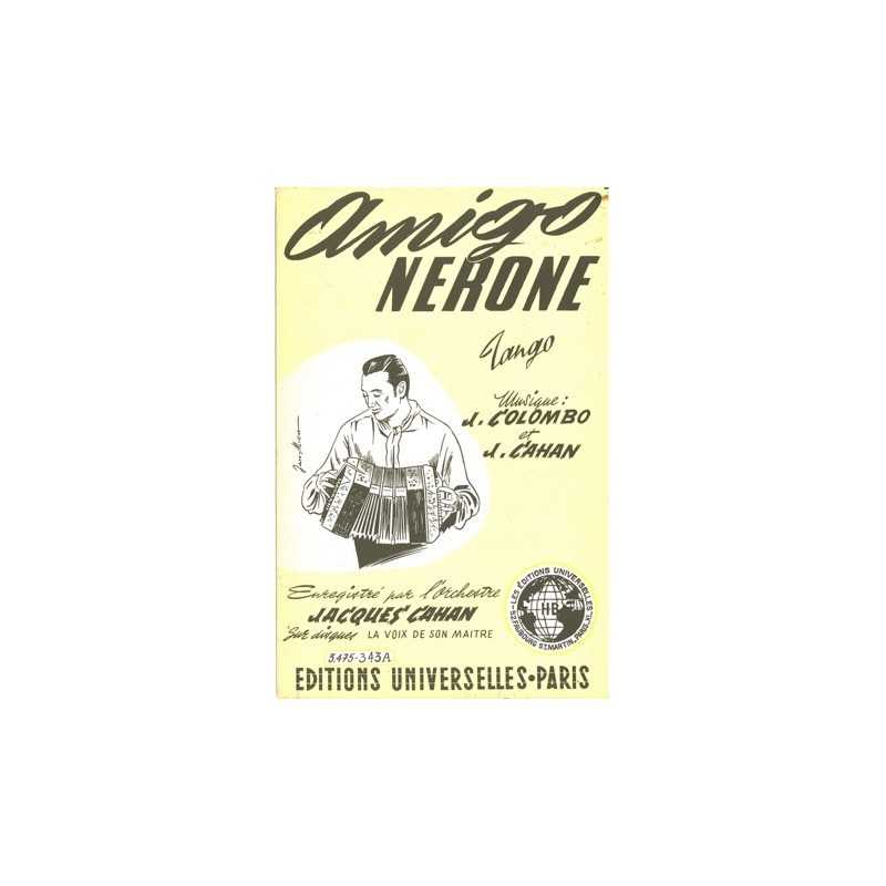 Partition AMIGO NERONE Jacques CAHAN