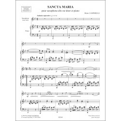 Partition SANCTA MARIA Bruno Camporelli