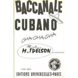 Partition BACCANALE CUBANO