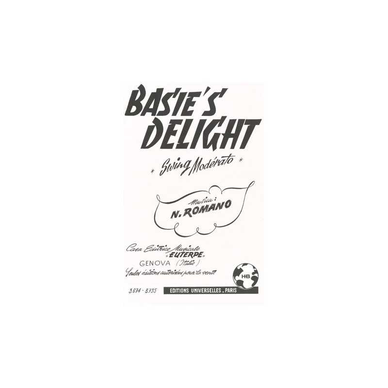 Partition BASIE'S DELIGHT