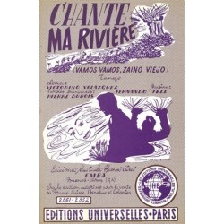 Partition CHANTE MA RIVIÈRE