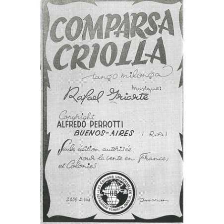 COMPARSA CRIOLLA - POUR UN BAISER