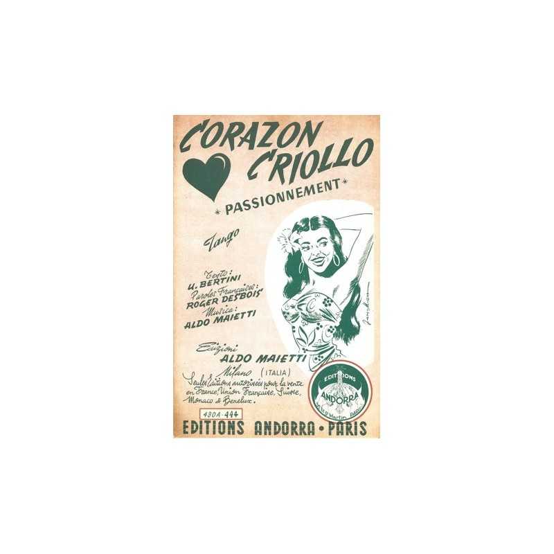 Partition CORAZON CRIOLLO