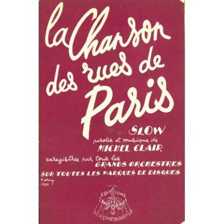 LA CHANSON DES RUES DE PARIS