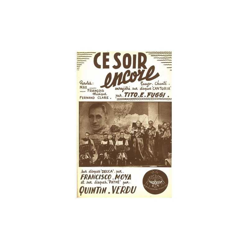 Partition CE SOIR ENCORE Tito Fuggi