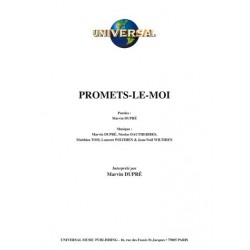 Partition PROMETS-LE-MOI Marvin DUPRÉ
