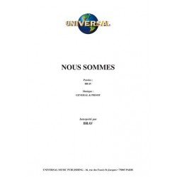 Partition NOUS SOMMES BRAV