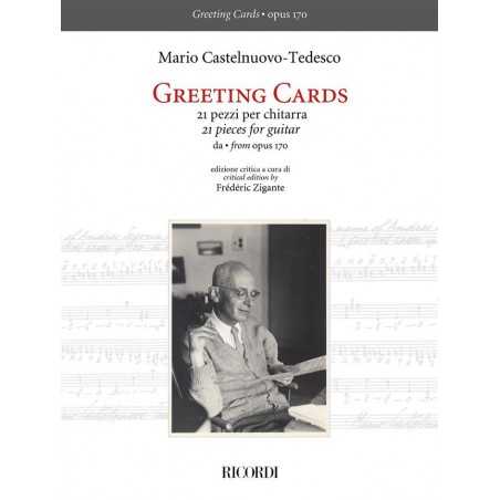 GREETING CARDS - 21 PIECES FOR GUITAR