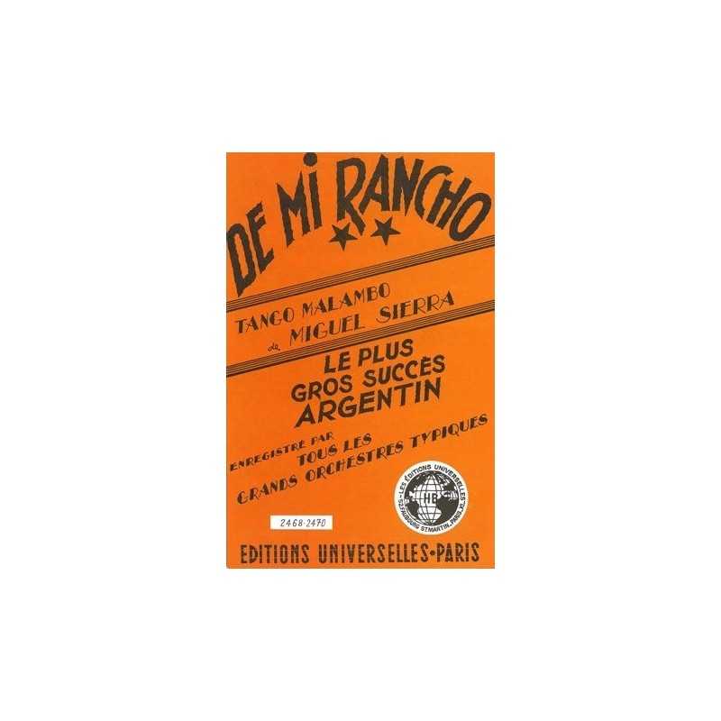 Partition DE MI RANCHO
