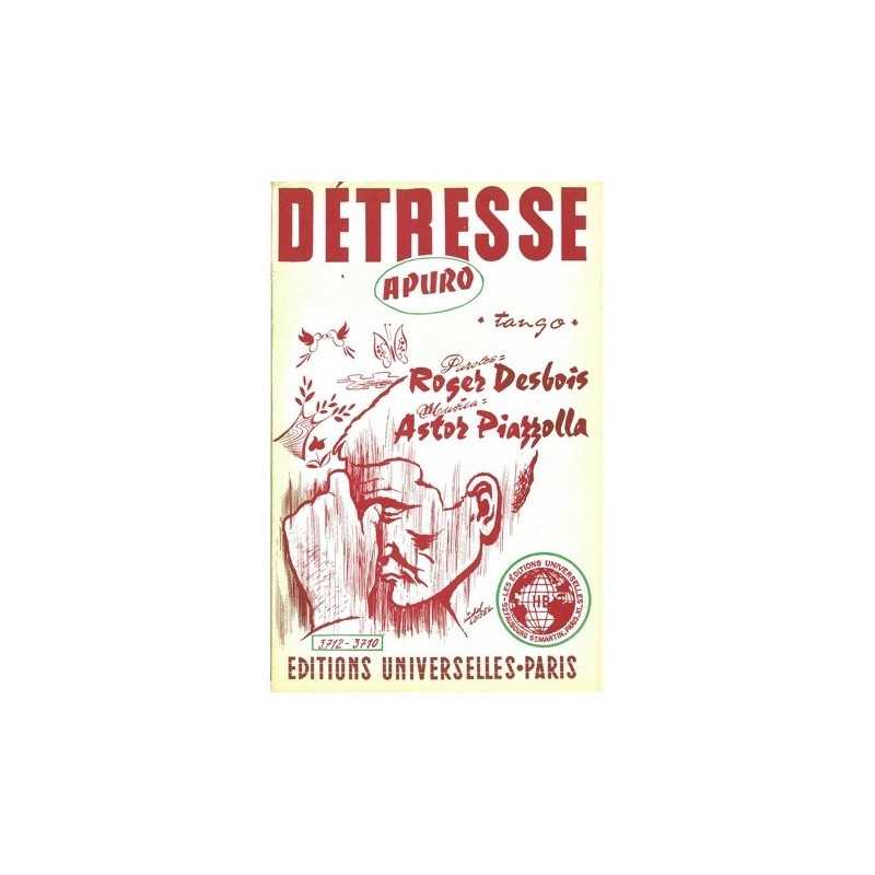 Partition DÉTRESSE Astor PIAZZOLLA