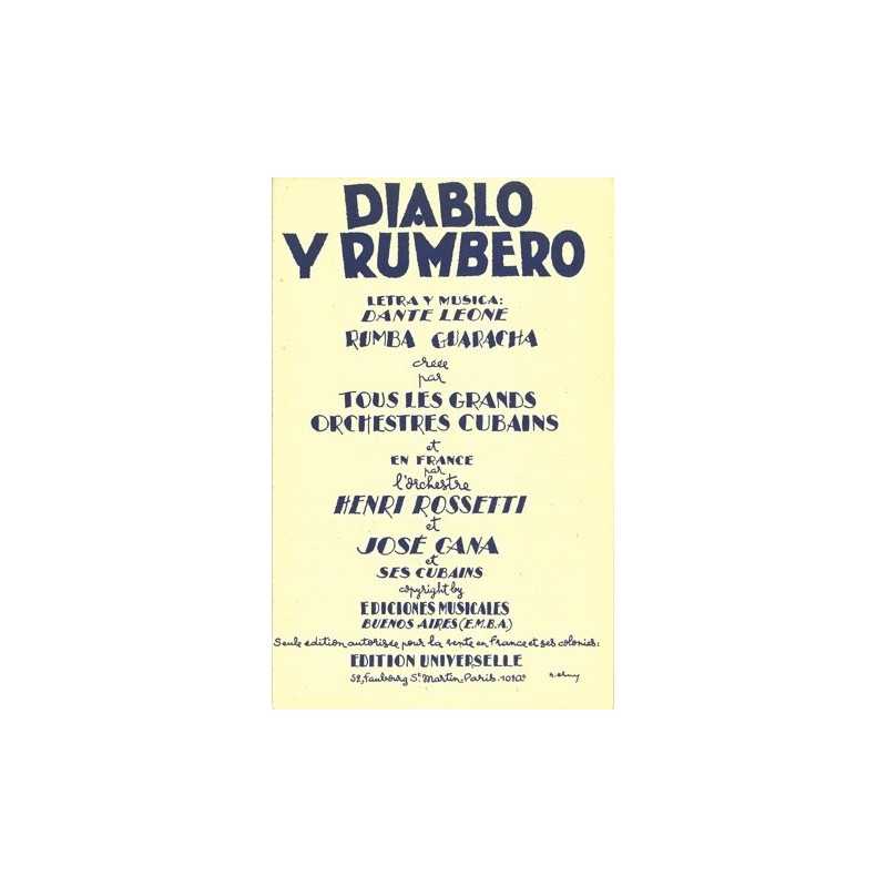Partition DIABLO Y RUMBERO José CANA