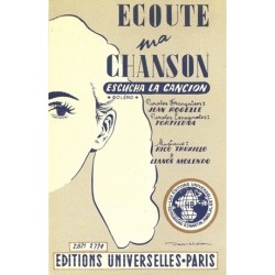 Partition ÉCOUTE MA CHANSON
