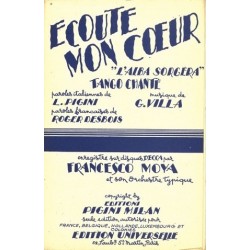 Partition ÉCOUTE MON CŒUR Francisco MOYA