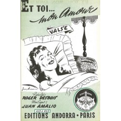 Partition ET TOI MON AMOUR