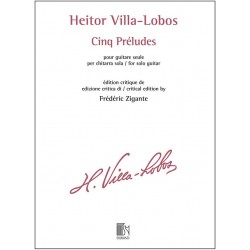 Sheet music CINQ PRÉLUDES Heitor Villa-Lobos