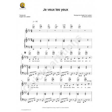 JE VEUX TES YEUX