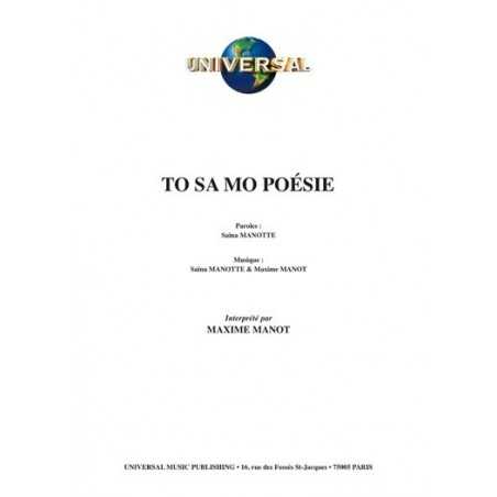 TO SA MO POÉSIE