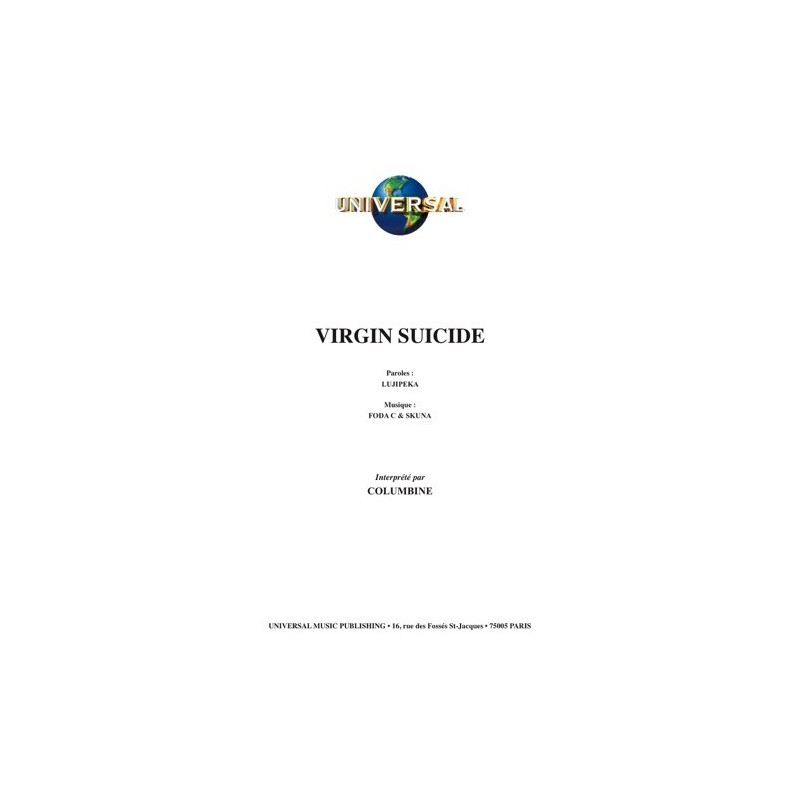 Partition VIRGIN SUICIDE COLUMBINE