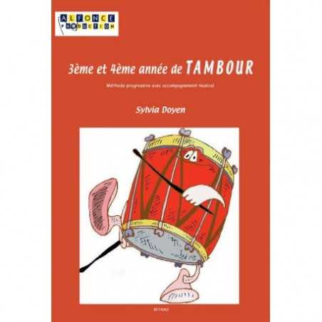 3ÈME ET 4ÈME ANNÉE DE TAMBOUR (+CD)