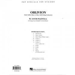 Partition OBLIVION Astor Piazzolla