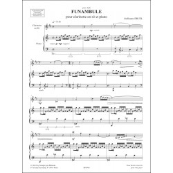 Sheet music FUNAMBULE Guillaume Druel