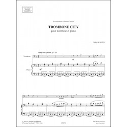 Sheet music TROMBONE CITY Gilles Martin