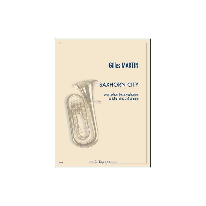 Partition SAXHORN CITY Gilles Martin