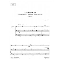 Partition SAXHORN CITY Gilles Martin
