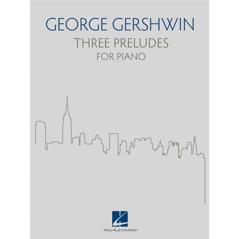 Partition THREE PRELUDES George Gershwin