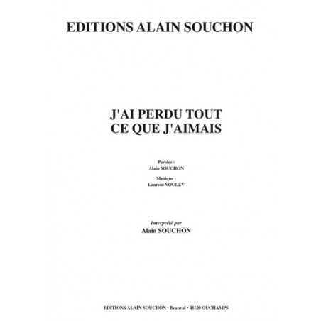 J'AI PERDU TOUT CE QUE J'AIMAIS