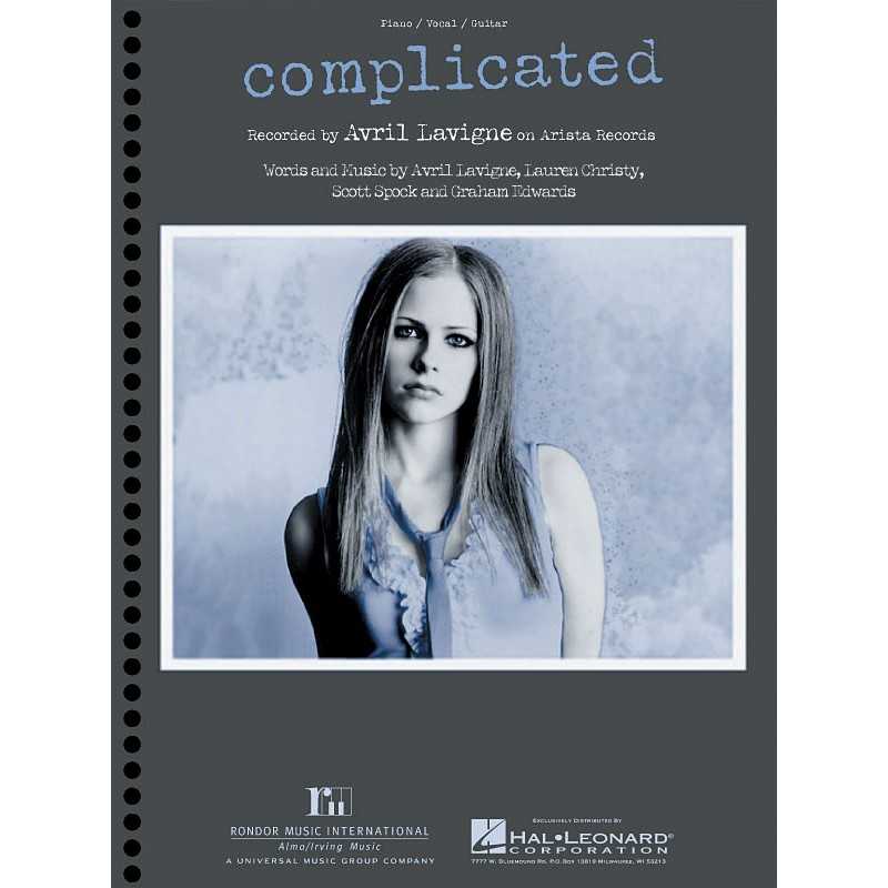 Partition COMPLICATED Avril Lavigne