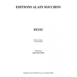 PARTITION PETIT ALAIN SOUCHON pdf