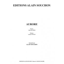 PARTITION AURORE ALAIN SOUCHON