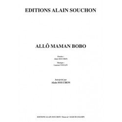 Partition ALLO MAMAN BOBO ALAIN SOUCHON pdf