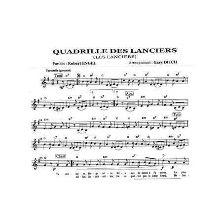 QUADRILLE DES LANCIERS
