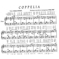 Sheet music COPPELIA Willy PEP