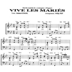 Sheet music VIVE LES MARIÉS Willy PEP