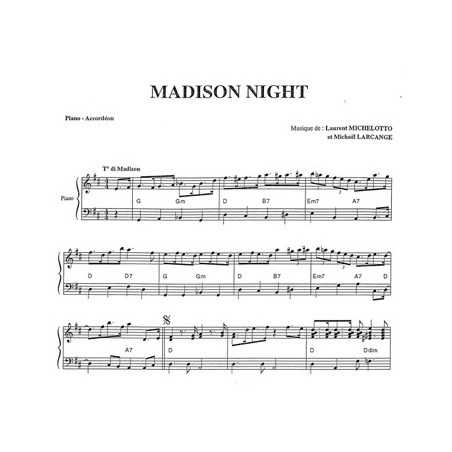 MADISON NIGHT - ON DANSAIT TOUS LE MADISON - BLUES MADISON