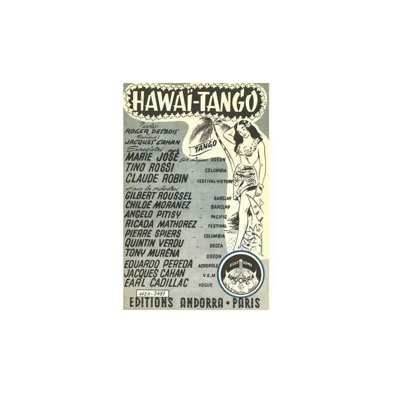 Partition HAWAÏ-TANGO MARIE JOSÉ