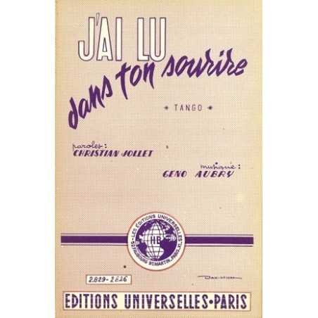 J'AI LU DANS TON SOURIRE - MILONGUERO VIEJO