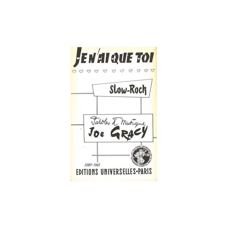 Partition JE N'AI QUE TOI