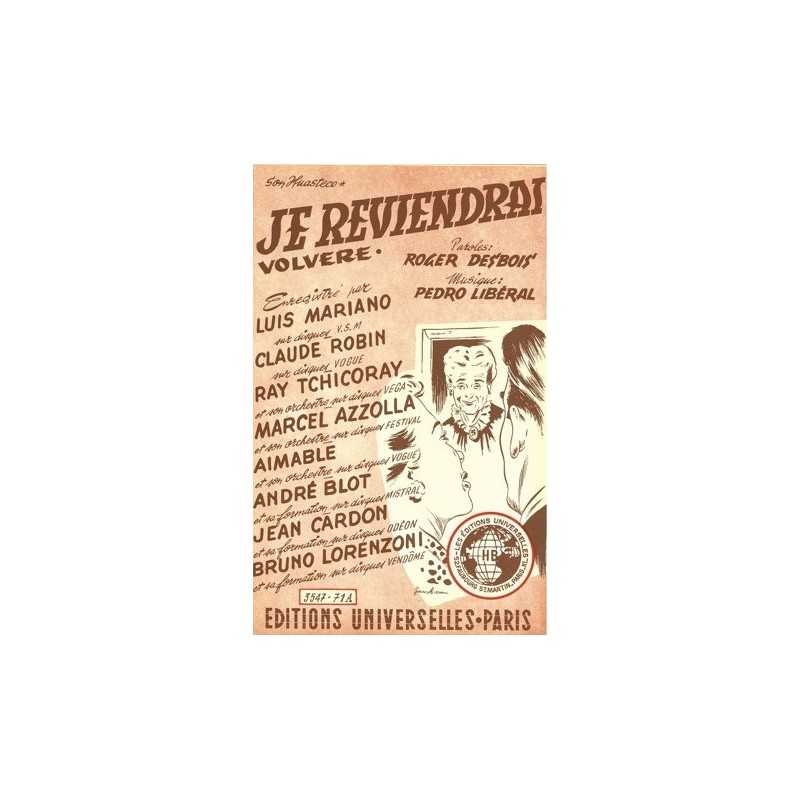 Partition JE REVIENDRAI Luis MARIANO