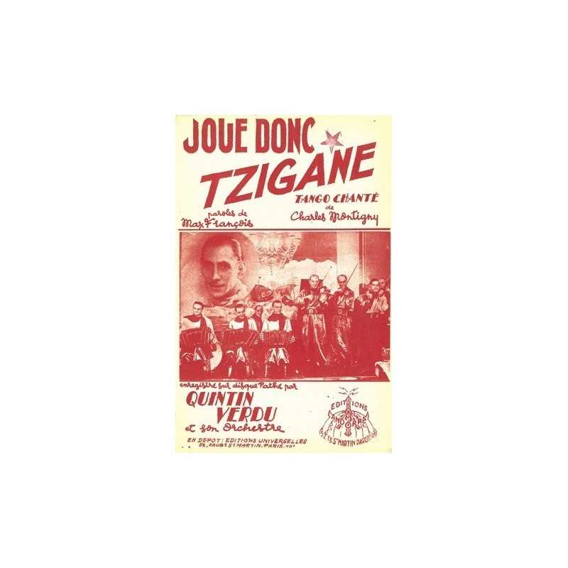 Partition JOUE DONC TZIGANE Quintin VERDI