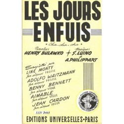 Partition LES JOURS ENFUIS AIMABLE