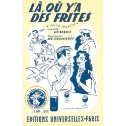 Partition LÀ OÙ Y'A DES FRITES
