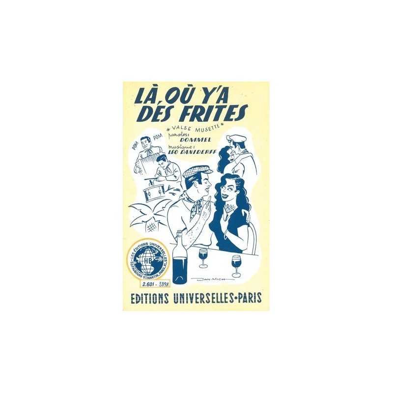 Partition LÀ OÙ Y'A DES FRITES