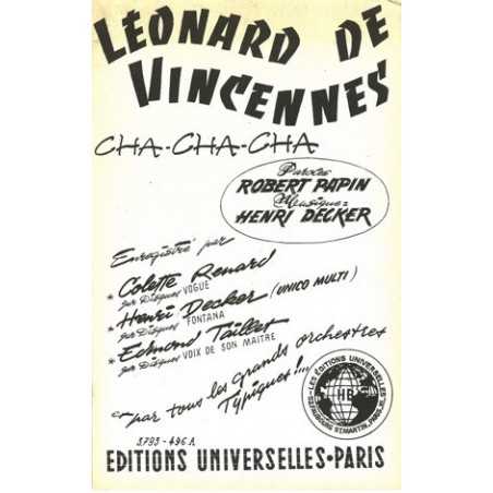 LÉONARD DE VINCENNES - CANCION DE MI SUENO